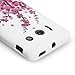 Huawei Ascend Y300 Case Floral Bee Silicone Gel Cover