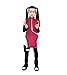 Kid Size Dazcos for Boruto: the Movie for Uchiha Sarada Anime Cosplay Costume (Medium