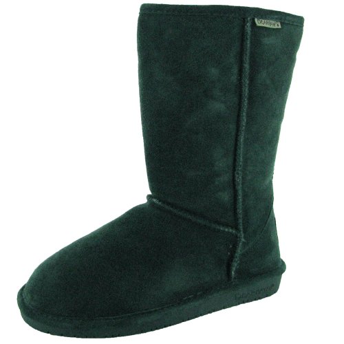 BEARPAW Women's EMMA 10" Boot, Evergreen, 6 M US