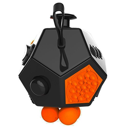 Fidget Spinner Toy Stress Reducer, Fingertip gyro with New Ball Bearing Good for ADD, ADHD, Anxiety Multipurpose convenient EDC Focus Toy(black)