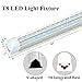JESLED 8FT LED Tube Light, Triple Row D Shape, 8 Foot Linkable Shop Lights Fixture, 90W, 10800Lm, 6000K Cool White, High Output Bay Lighting for Garage Warehouse Workshop Basement(20-Pack)