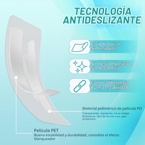 28 Unidades Tiras Blanqueadoras De Dientes, Teeth Whitening Strips, Reduce Eficazmente La Decoloración Dental, Fácil Aplicación En Casa, Refresca Respiración