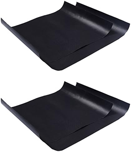 2 Pack ( 4 pcs ) Grill Mat with Non-Stick Surface Used for Grilling All Kinds of Foods Indirect Cooking on Electric Grill, Gas and Charcoal. Can Reusable.
