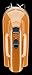 KitchenAid KHM512TG 5-Speed Ultra Power Hand Mixer, Tangerine