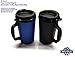 GAMA Electronics 2 ThermoServ Foam Insulated Coffee Mugs 20 oz (1) Blue & (1) Black