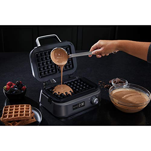 Calphalon Intellicrisp Belgian Waffle Maker with LED Display Timer and