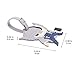 4 Pcs Set Super Heroes Silicone Travel Luggage Baggage Identification Labels ID Tag for Bag Suitcase Plane Cruise Ships with Belt Strap