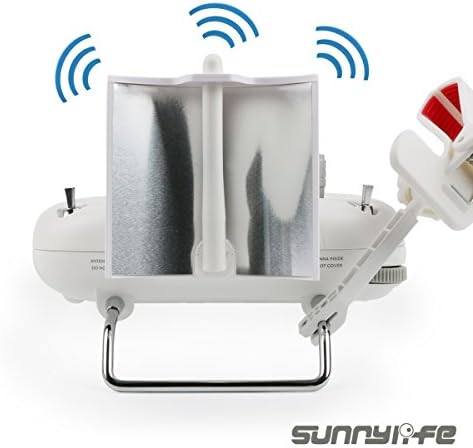 SunnyLIFE Aluminium Parabolic Antenna Signal Booster for DJI Phantom 3 Standard Signal Transmitter