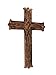 STORE INDYA Hand Carved wooden Long Wall Hanging French Cross (Antique Design- Brown)