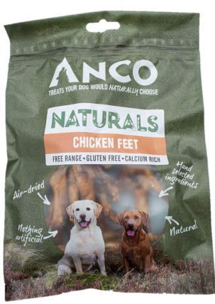 Anco Naturals Chicken Feet - 100g - Natural Dog/Puppy Treats