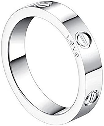 Cheryl Streetsa 5mm Fashion Gift Box Titanium Steel Rings-Endless Love-FBA Rapid Logistics