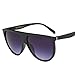 Sunglasses, Mchoice Fashion Unisex Vintage Shaded Lens Thin Glasses Fashion Aviator Mirror Lens Sunglasses (D)