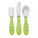NUK First Essentials Kiddy Cutlery in Assorted Colors, Colors may vary (Pack of 3)