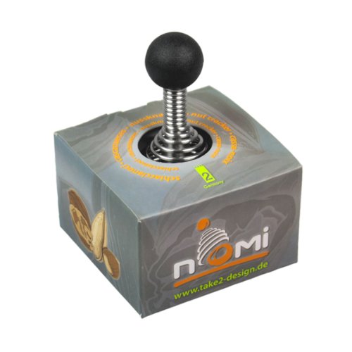 Naomi Nut Cracker, with Spiral Spring, Stainless Steel, Silicone-German Made Home & Kitchen, Kitchen & Dining, Kitchen Utensils & Gadgets