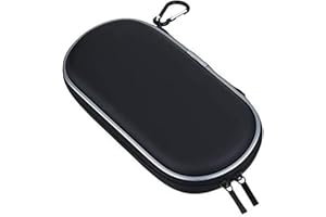 OSTENT Protect Hard Travel Carry Guard Shell Case Cover Bag Pouch for Sony PS Vita PSV Color Black
