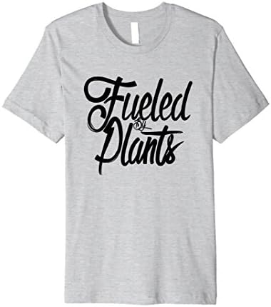 Mens Fueled by plants Large Heather Grey