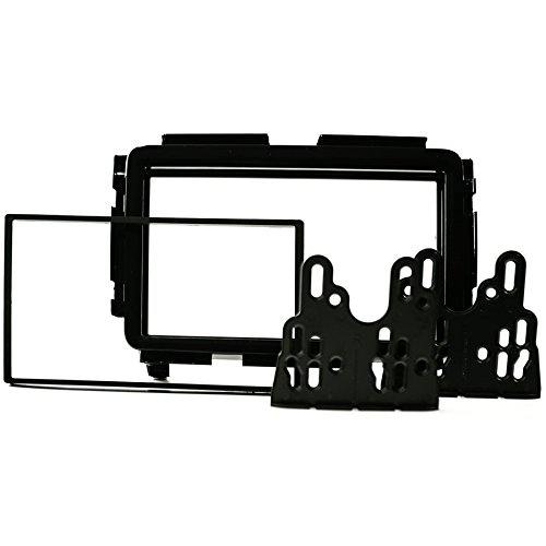 Moldura 2 Din Novum Honda HRV 2015 a 2017 Black Piano