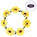 Frcolor Sunflower Headband Floral Flower Crown Hair Band Hair Wreath Headpiece (Garland)