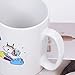 Homlouue White Mugs with Printing Words SHUH DUH FUH CUP Coffee Mugs for Festival Brithday Present or Daily Use