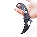 MASALONG Big White Shark Claw Folding Teeth Knife (Black Shark)