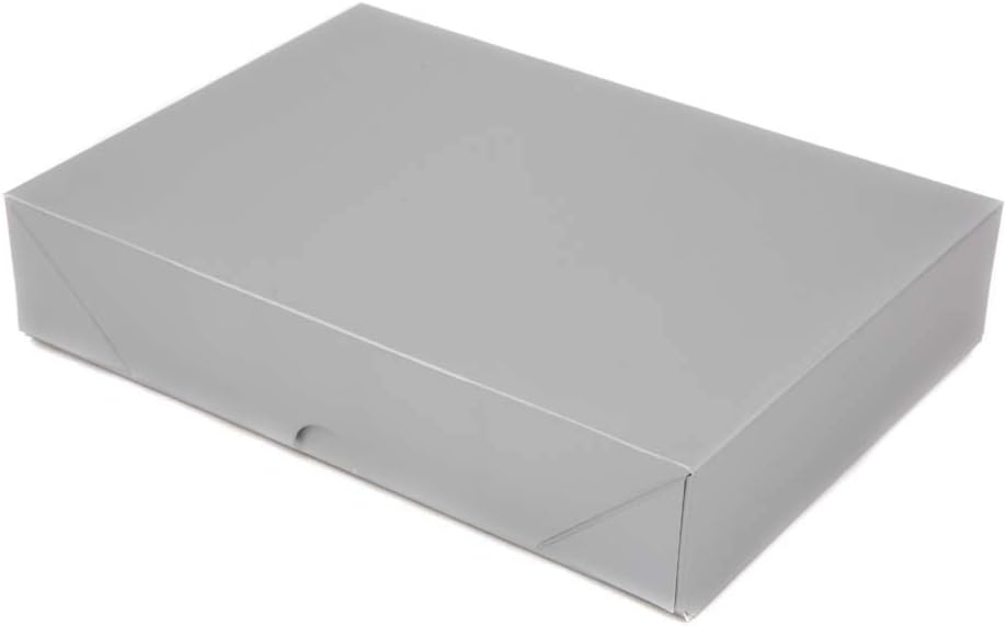 12 A6 Pop-up Matt Finish Flat Pack Gift Boxes (Silver)