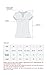 32e-SANERYI Women's Quick-Drying V-Neck Short Sleeve Tops, Golf Shirts (t42,S,White)