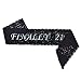 Famoby Finally 21 Satin Birthday Sash for 21th Birthday Party Decorations