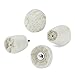 QuWei 4Pcs Polishing Buffing Drill Pad Mop Wheel for Manifold Aluminum Stainless Steel Chrome