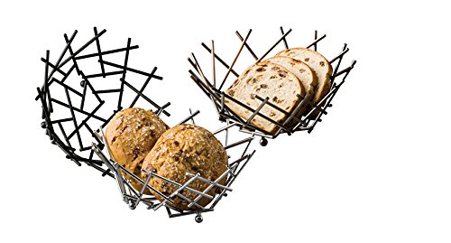 American Metalcraft FRUC10 Baskets, 8.125" Length x 8.125" Width, Silver - Thumbnail 2