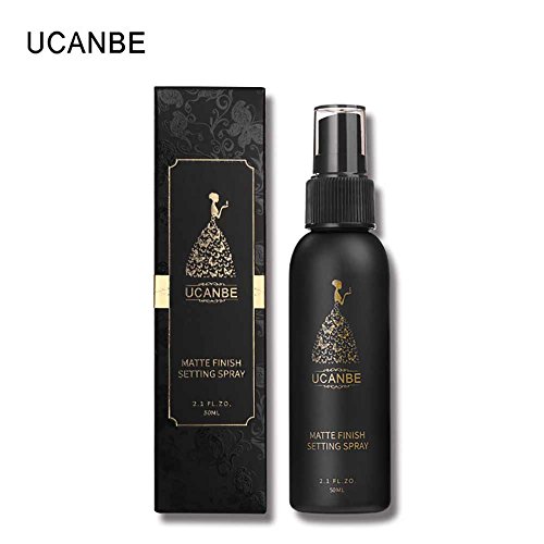 Fashionwu Long Lasting Women Portable Makeup Setting Spray Refreshing Moisturizing Matte Foundation Fixer for Finishing Setting 50ml