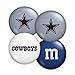Dallas Cowboys M&M'S Glass Bowl and Candy