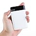 MEZONE Portable Charger Power Bank 6000mAh External Battery Charger 2 USB Ports with 2.4A Output Credit Card Size for iPhone, iPad and Samsung Galaxy Mobile Phone and More (White)