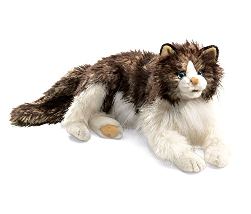 Folkmanis ragdoll cat hand puppet