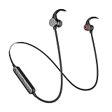 Bluetooth Earbuds, AWEI Magnetic Wireless Earbuds Sport In-Ear Headphones IPX5 Sweatproof Super Sound Quality Bluetooth 4.2, 6 Hours Play Time Secure Fit Design Black