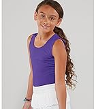 LAT Apparel Girls 100% Cotton Fine Jersey Tank Sleeveless Tank Top