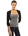 PattyBoutik Women's Bolero Shrug Light Knit Cardigan (Black S)