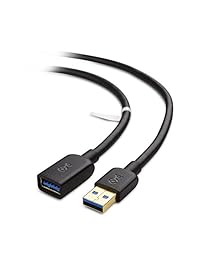 Cable de extensión USB 3.0 tipo A, macho a hembra, de Cable Matters, Negro