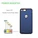 iPhone 7 Battery Case,Proker Ultra Slim Extended Portable Charger for iPhone 7 with 2800mAh Capacity Juice Pack/Lightning Cable Input Mode (Blue)