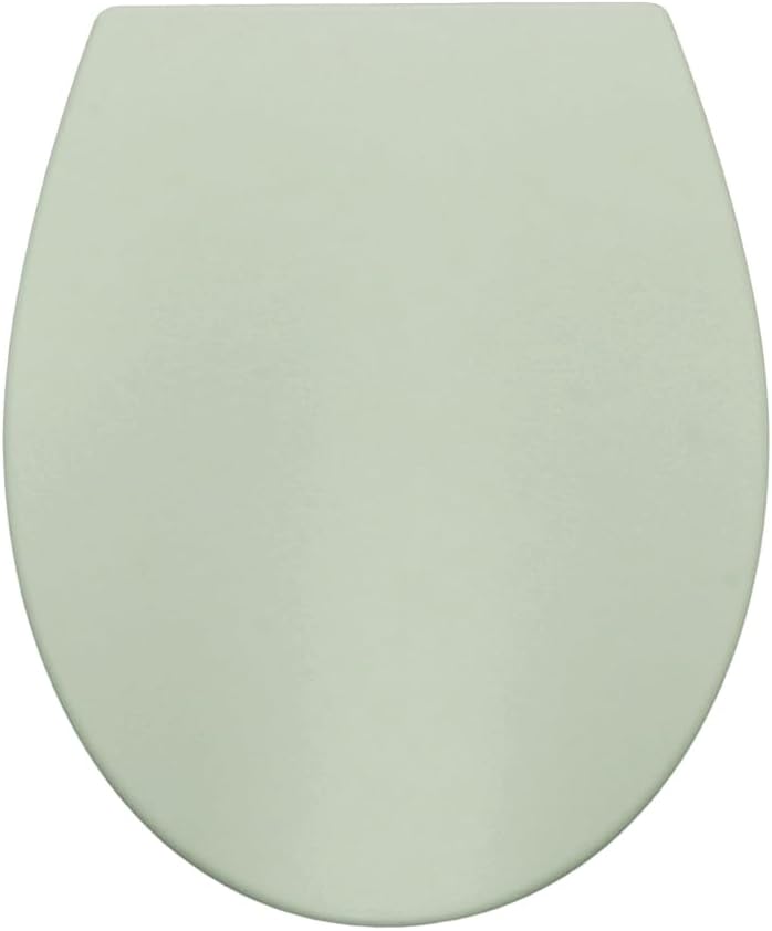 AQUALONA Premium Thermoplastic Toilet Seat Soft Close Oval Sage