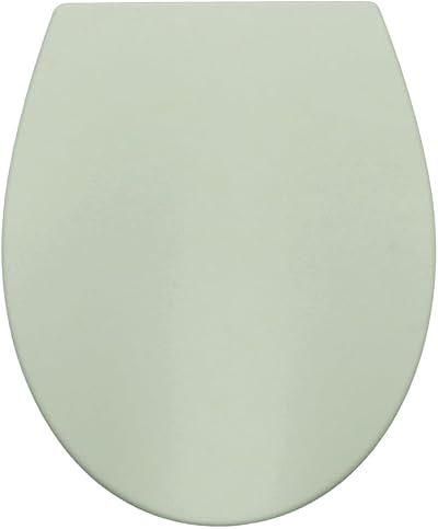 AQUALONA Premium Thermoplastic Toilet Seat Soft Close Oval Sage