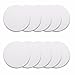 Wideskall® White Round Door Knob Wall Shield Self Adhesive Protector (3