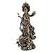 Top Collection Quan Yin on Dragon Statue - Kwan Yin Asian Goddess of Mercy and Compassion in Premium Cold Cast Bronze- 14-Inch Avalokiteshvara Collectible Figurine