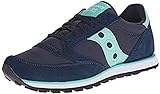 Saucony Originals Men's Jazz Lowpro Classic Retro Running Shoe, Navy/Mint, 7.5 M US