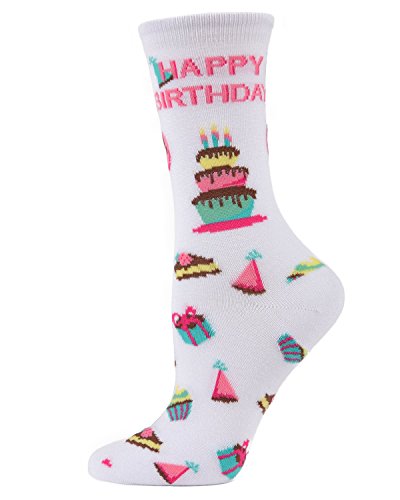 MeMoiHappy Birthday Rayan Blend Crew Novelty Socks
