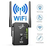 VICTONY WA305 WiFi Extender for 2.4G 300Mbps WiFi Signal Booster with 2 External Antennas WiFi Range Extender