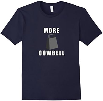 Mens More Cowbell Funny Meme T-Shirt for Men, Women, and Youth XL Navy