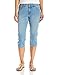 Riders by Lee Indigo Women's Ultra Soft Denim Capri, Sky, 10