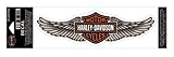Harley-Davidson Straight Wing Decal Tan LG Size Sticker DC339124