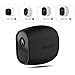 Gejoy Adjustable Metal Security Mount Outdoor Indoor Bracket and Silicone Cover Skins Protective Case for Arlo Pro, Arlo Pro 2 Wireless Camera, 3 Set (Black)