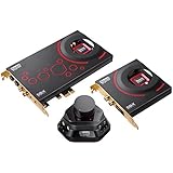 Creative Sound Blaster ZxR PCIe Audiophile Grade Gaming Sound Card with High Performance Headphone Amp and Desktop Audio Control Module
